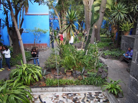 Courtyard at Casa Azul