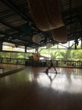 The yoga room